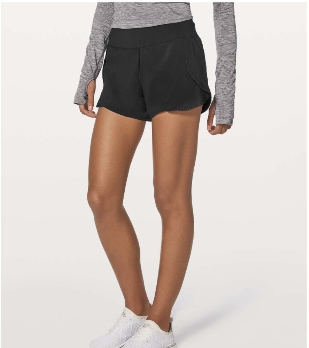 lululemon Play Off The Pleats Short 3 Black
